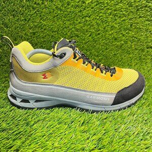 Garmont Nagevi Vented Mens Size 10 Yellow Gray Running Hiking Shoes Sneakers